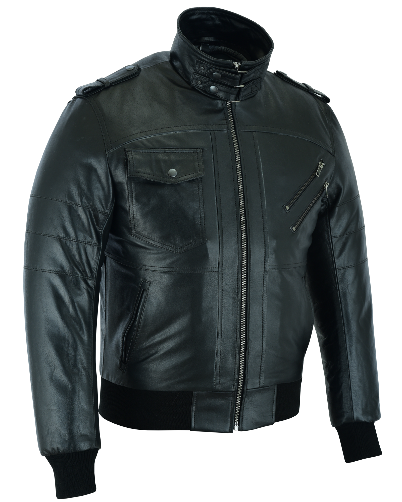 Vance Leathers' Men's Features : 100% Premium Cowhide LEATHER: is made of 100% Cowhide Leather to thumbnail