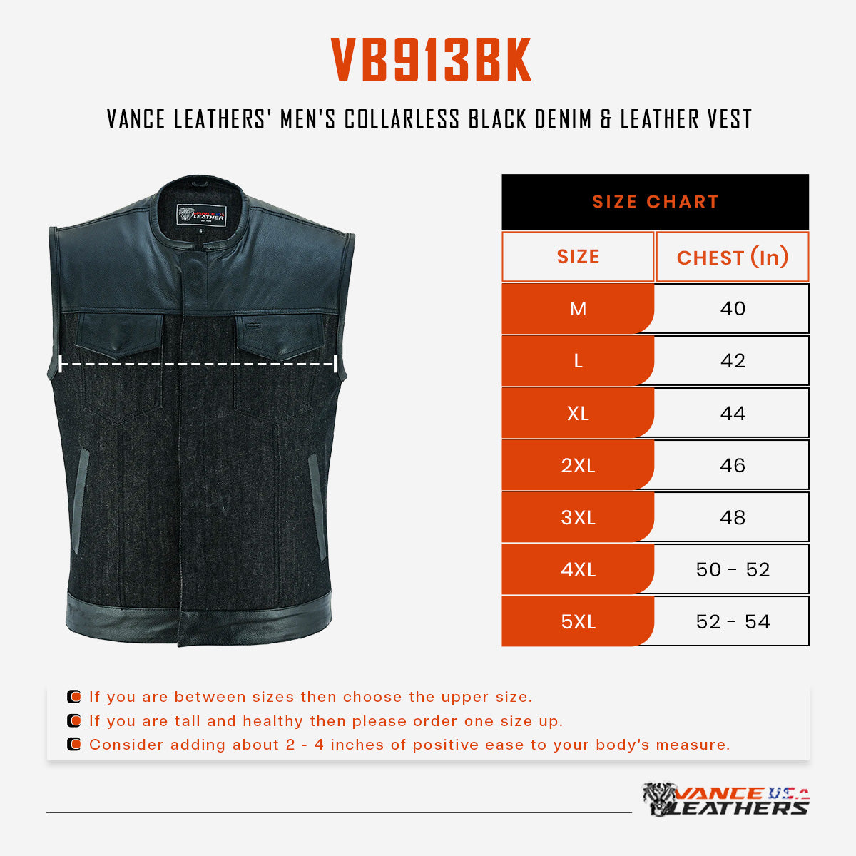 Men's Collarless Black Features: True to size Club style vest with one-inch preacher collar covered thumbnail