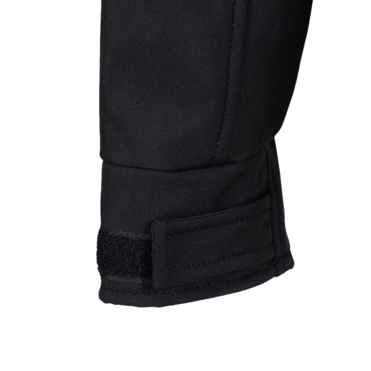 Black Waterproof Lightweight Zipper Front Soft Shell Jacket Made of Durable thumbnail