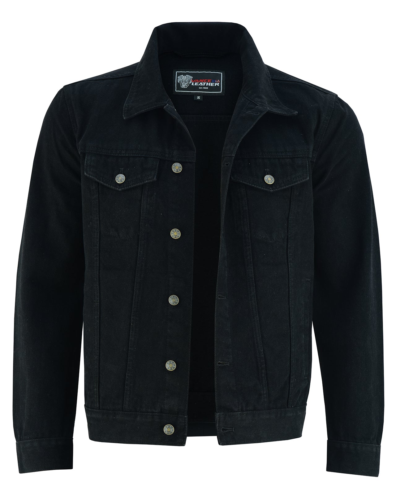 Men's Black Heavy Your road adventures deserve a jacket as tough as you discover our thumbnail
