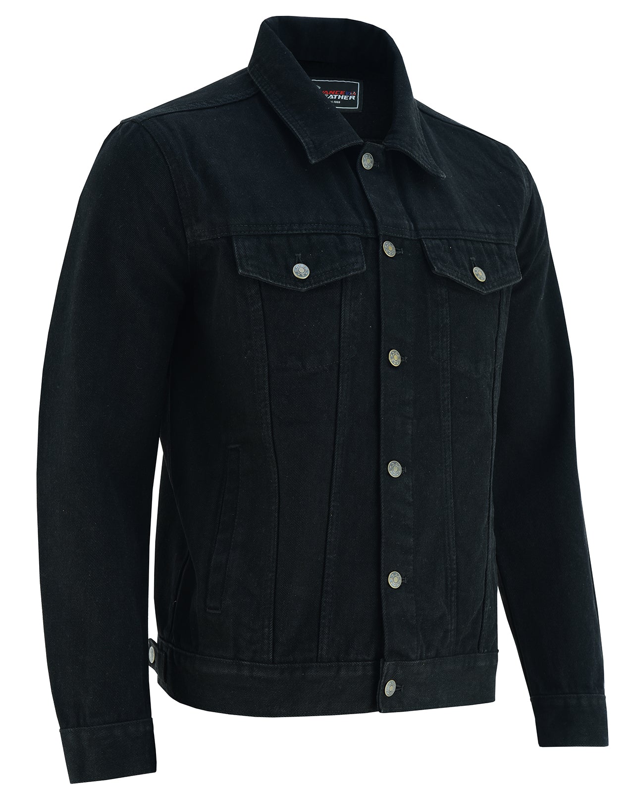Men's Black Heavy Your road adventures deserve a jacket as tough as you discover our thumbnail