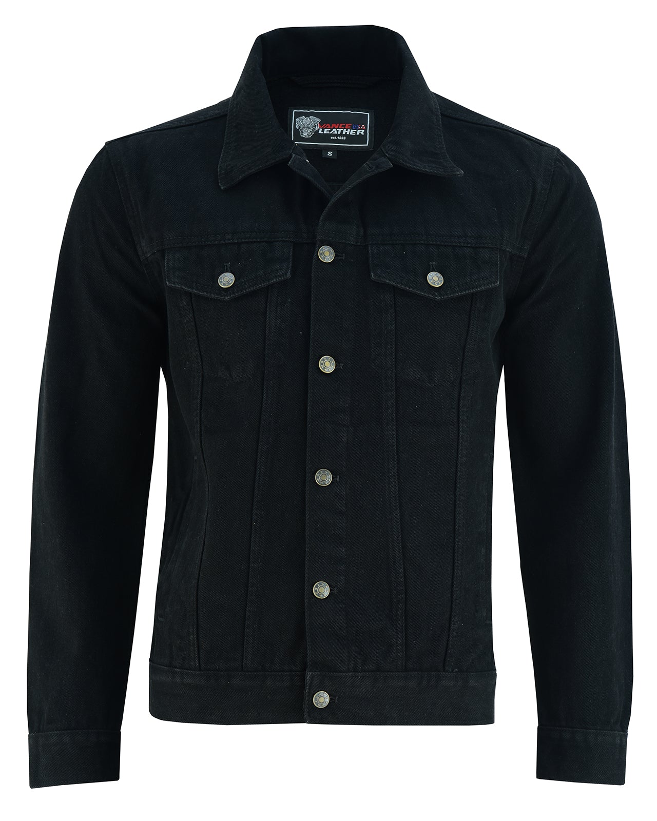 Men's Black Heavy Your road adventures deserve a jacket as tough as you discover our thumbnail