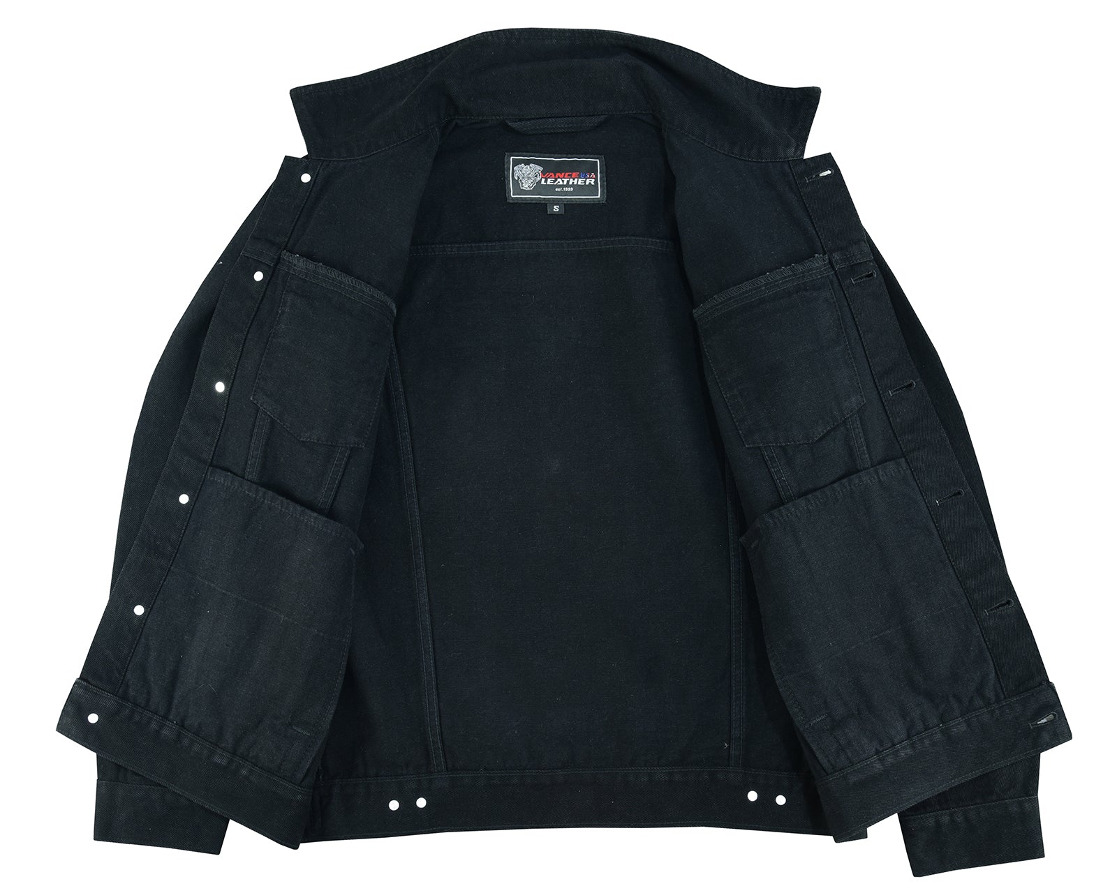 Men's Black Heavy Your road adventures deserve a jacket as tough as you discover our thumbnail