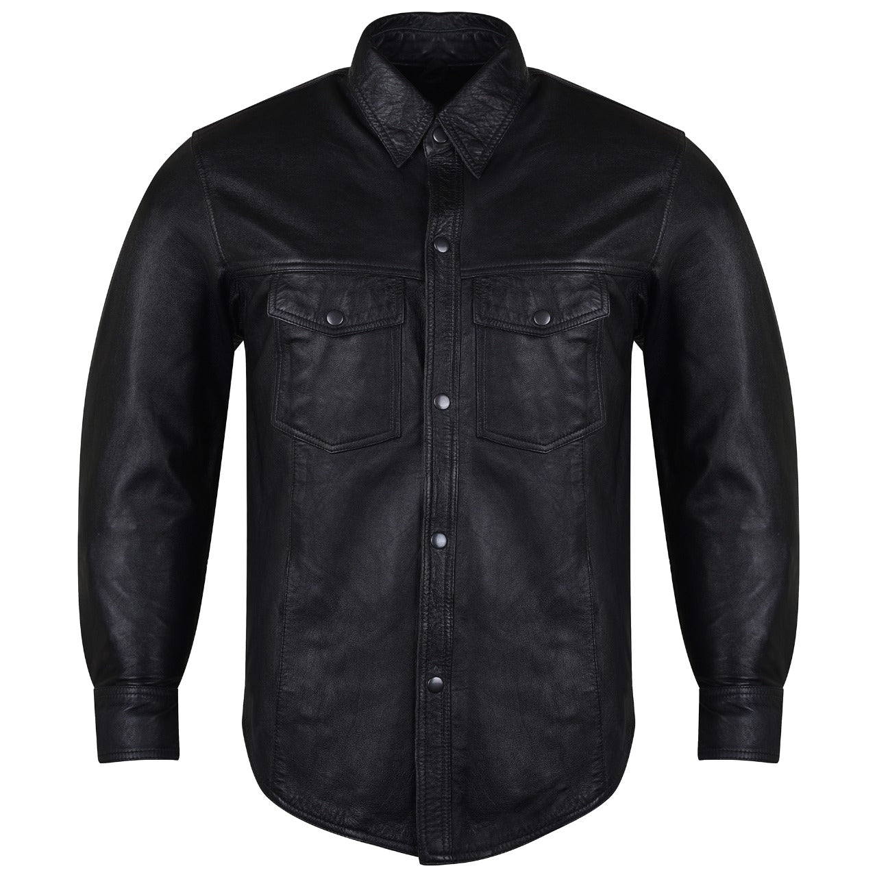 High Mileage Men's The Men\'s Naked Cowhide Leather Shirt is a must-have. This is a great casual thumbnail