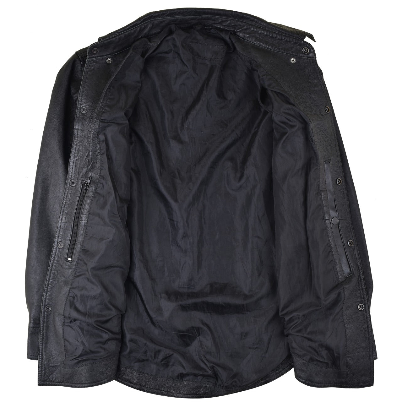 High Mileage Men's The Men\'s Naked Cowhide Leather Shirt is a must-have. This is a great casual thumbnail