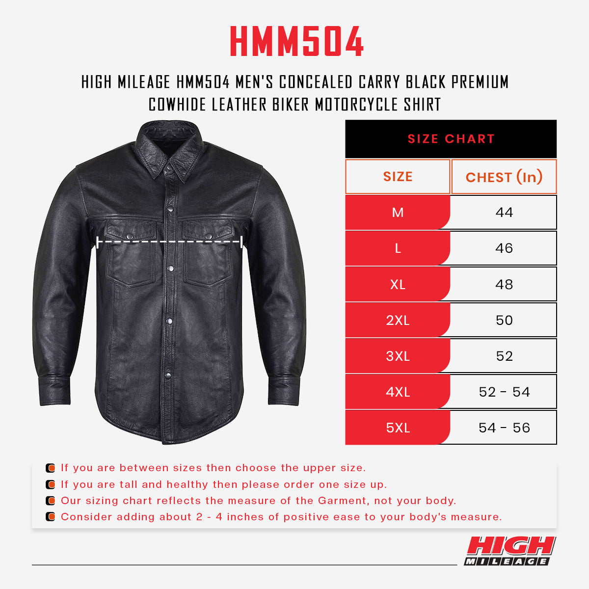 High Mileage Men's The Men\'s Naked Cowhide Leather Shirt is a must-have. This is a great casual thumbnail
