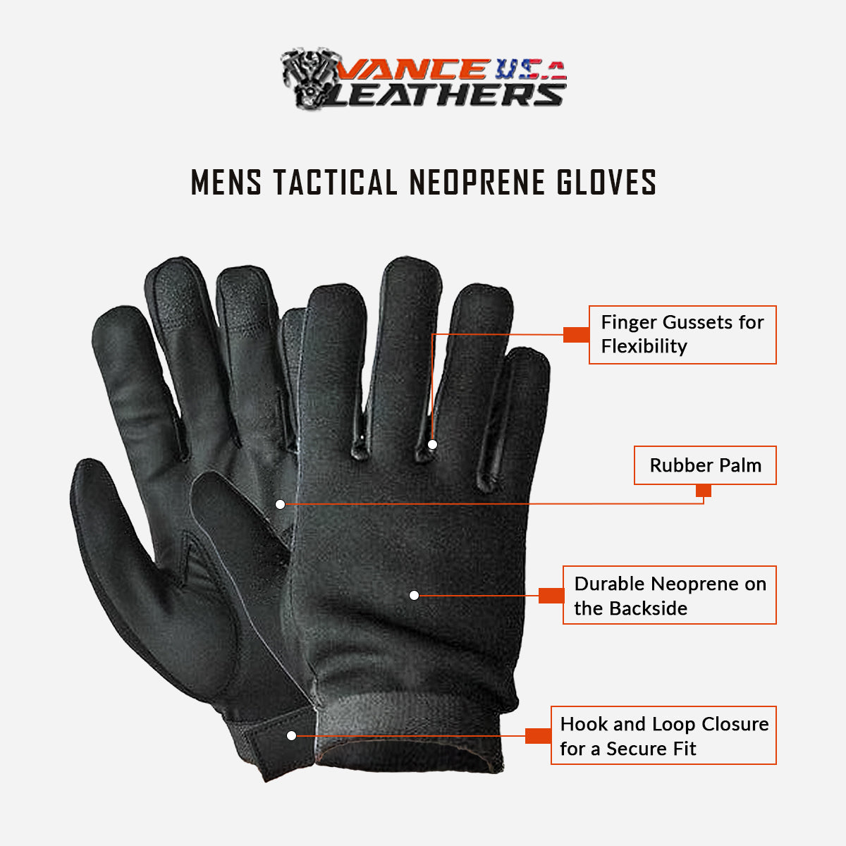 Tactical Neoprene Glove The neoprene tactical glove has a rubber palm for excellent grip when thumbnail