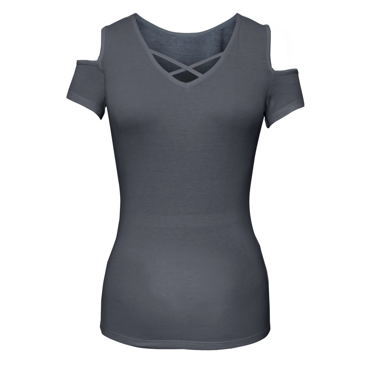 Ladies Half Sleeve 95% Rayon 5% Spandex Larger Cuts 12 Pack has XS/1 S/2 M/3 L/3 XL 3 6 Pack thumbnail