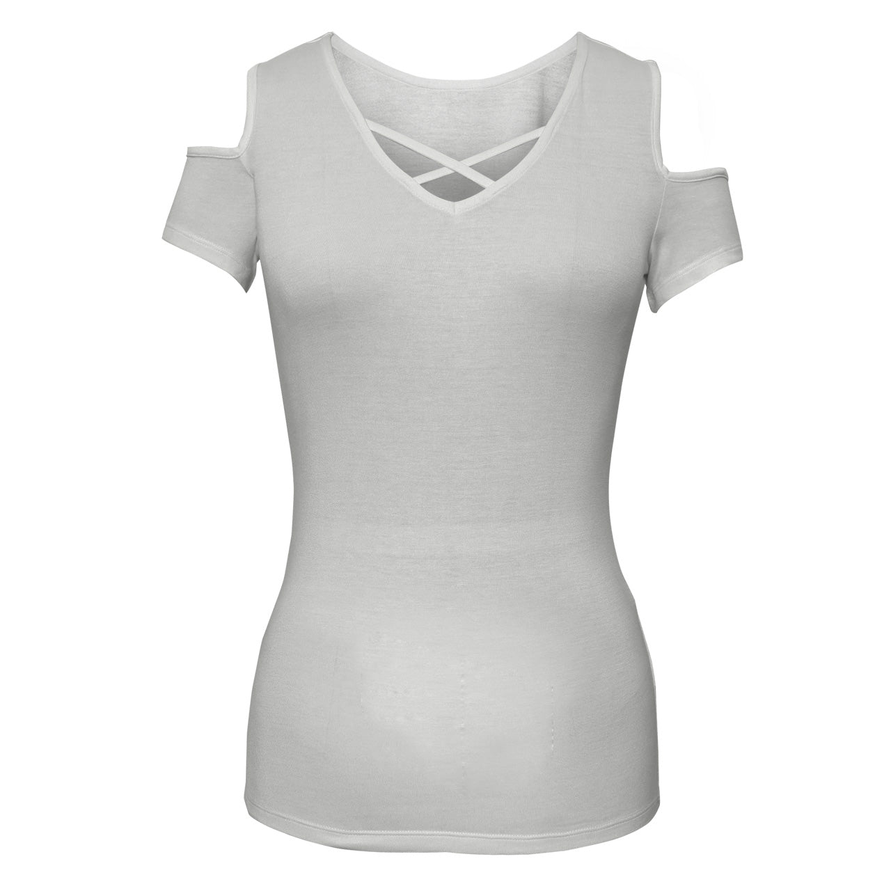 Ladies Half Sleeve 95% Rayon 5% Spandex Larger Cuts 12 Pack has XS/1 S/2 M/3 L/3 XL 3 6 Pack thumbnail