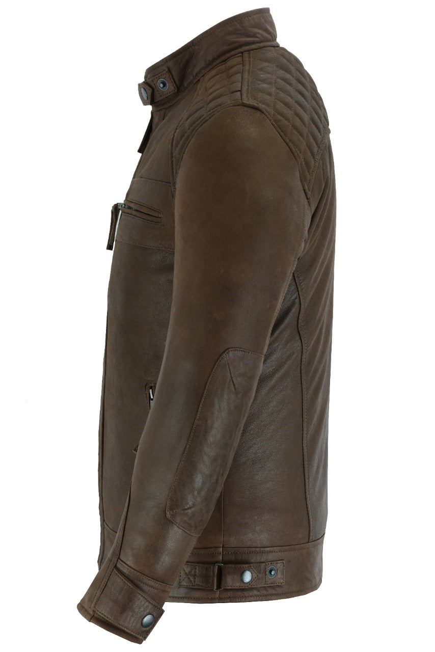 Vance Leathers' Men's Cafe Racer Refined Premium Jacket for Gentlemen thumbnail