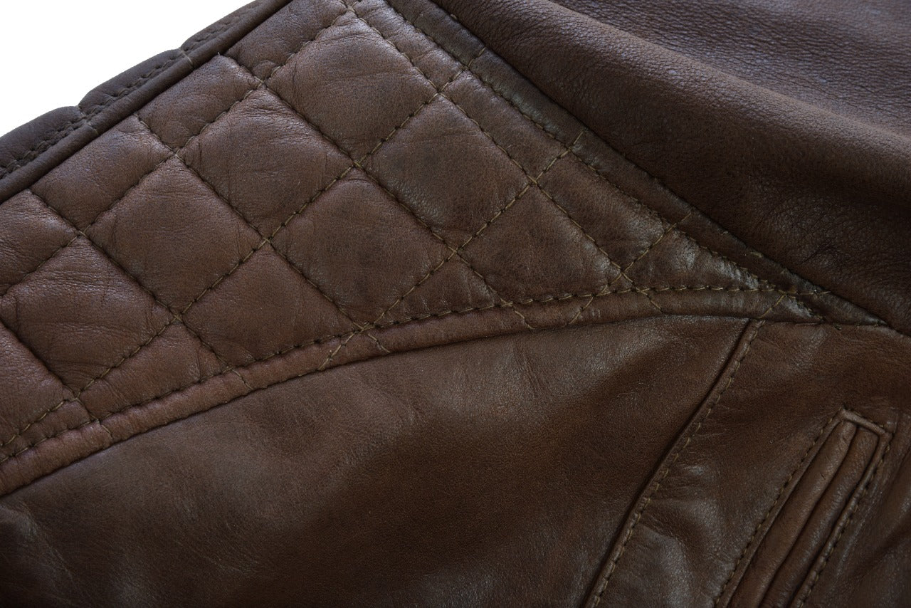 Vance Leathers' Men's Cafe Racer Refined Premium Jacket for Gentlemen thumbnail