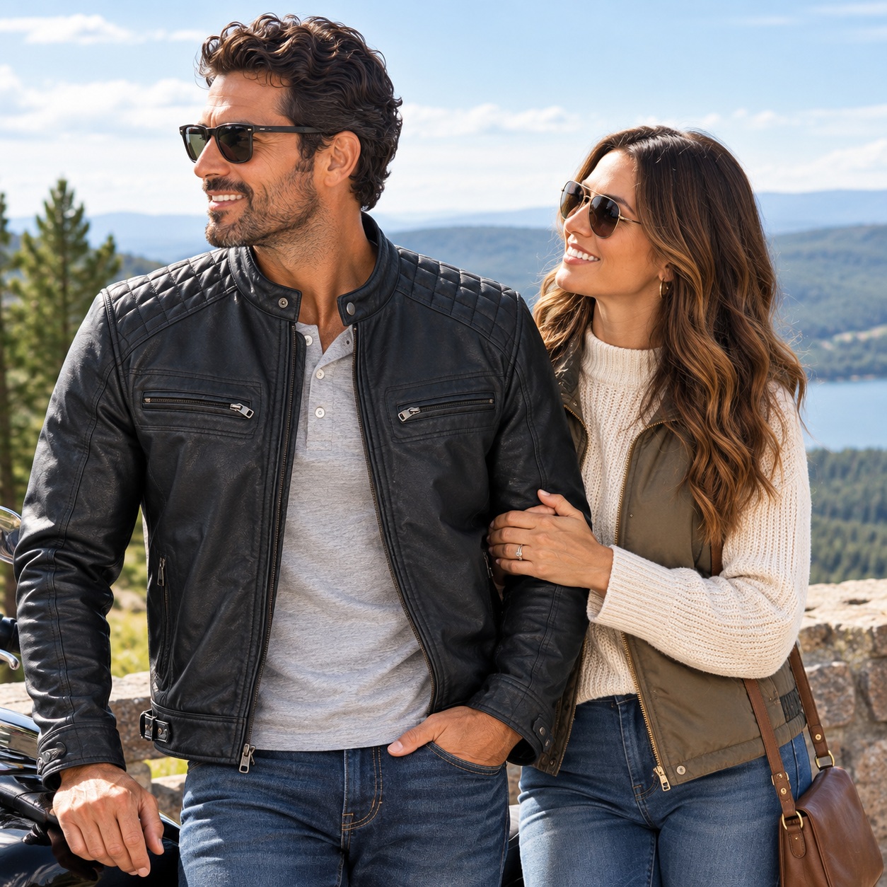 Vance Leathers' Men's Classic Cafe Racer Jacket For a Man of Distinction thumbnail