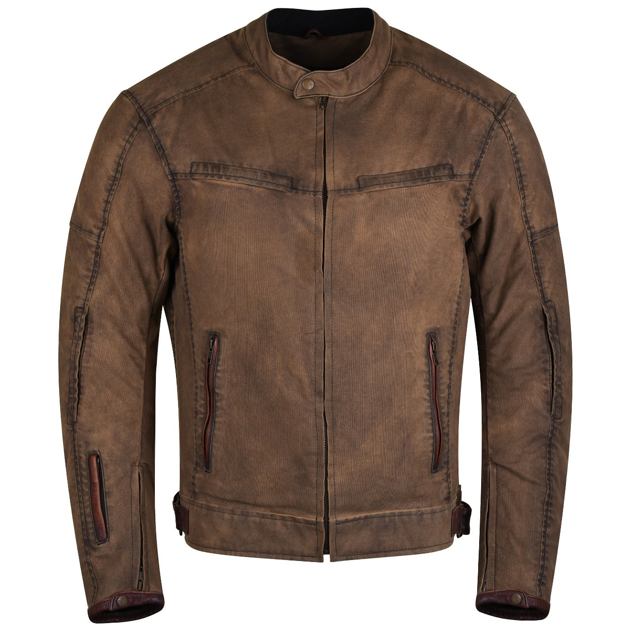 Rusty Men's Brown Introducing the Men\'s Wax Cotton Scooter Jacket. This jacket thumbnail
