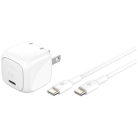 WCA008DQ1MWH-B6 30W USB-C CUBE WALL CHRG W/ 1M PVC C-C CBL thumbnail