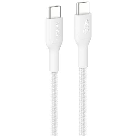 CAB025FQ1MWH C C CBL 240W 2.0 BRAIDED PCR 1M WHITE 15-RETAIL BOX thumbnail