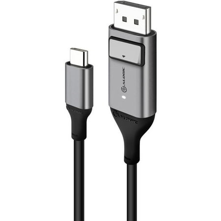ULCDP02-SGR 2M ULTRA USB-C MALE TO DP MALE CABLE 4K 60HZ WITH LED WHITE thumbnail