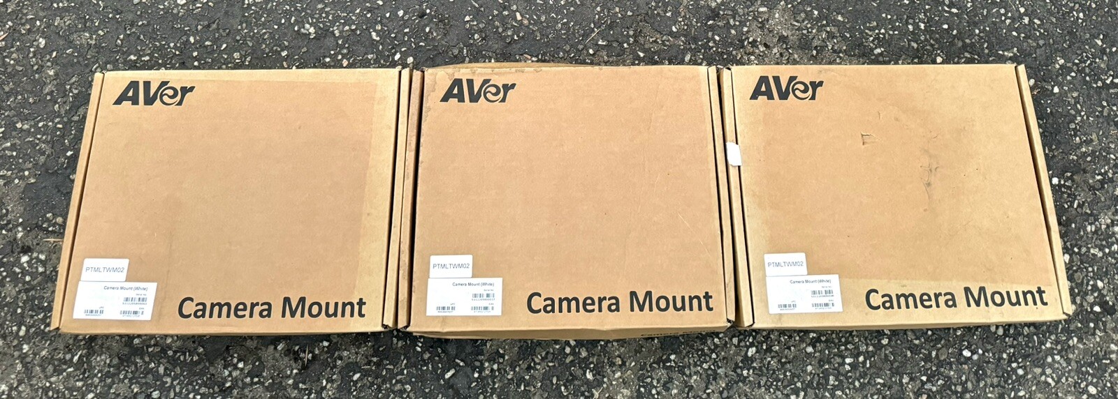 PTMLTWM02 AVER CAMERA MOUNT WALL L-TYPE FOR AVER PTZ & TR SERIES WHITE thumbnail