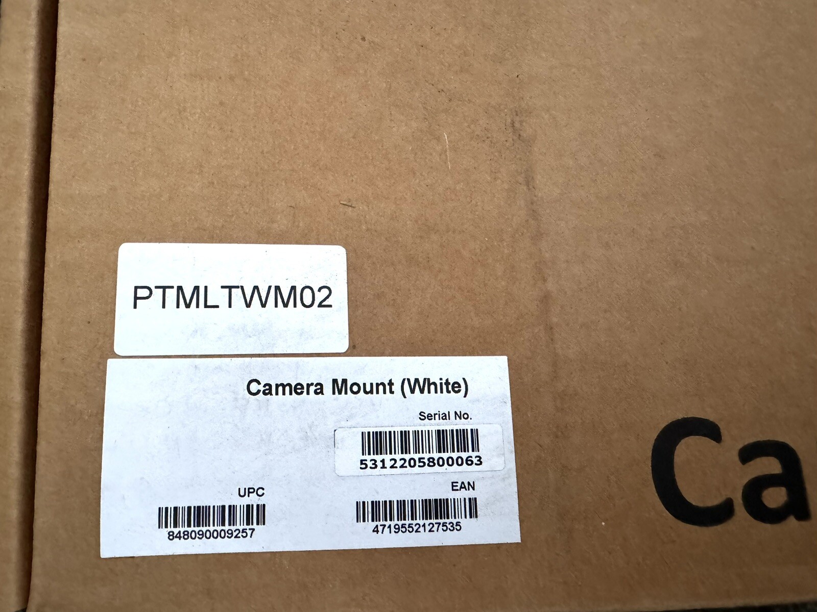 PTMLTWM02 AVER CAMERA MOUNT WALL L-TYPE FOR AVER PTZ & TR SERIES WHITE thumbnail
