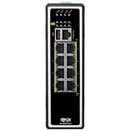 NGI-M08POE8-L2 GIGABIT ETHERN SWITCH 8PORT INDUSTRIAL LAYER 2 MANAGED POE+30W thumbnail