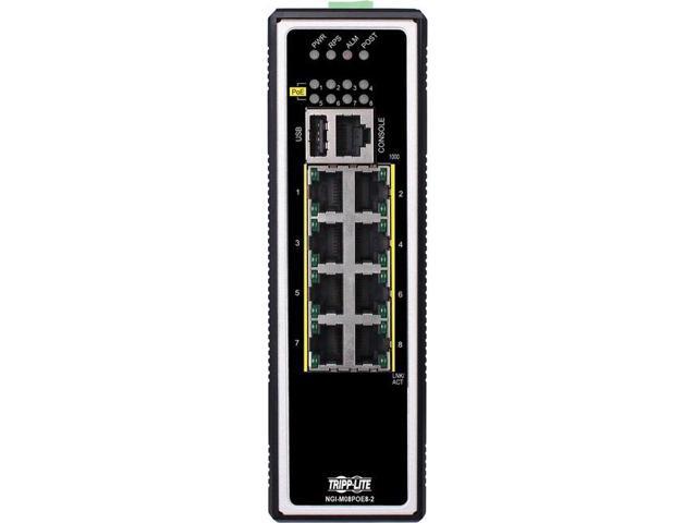 NGI-M08POE8-L2 GIGABIT ETHERN SWITCH 8PORT INDUSTRIAL LAYER 2 MANAGED POE+30W thumbnail