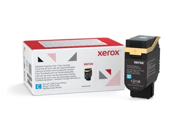 006R04820 XEROX CYAN STD CAP TONER XEROX C325 CLR PRINTER USE RETURN thumbnail