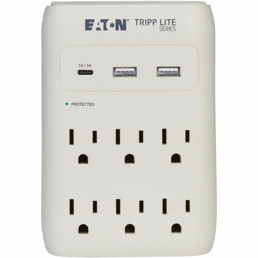 SK60C SURGE PROTECTOR 6-OUTLET 5-15R USB-C AND USB-A PORTS DIRECT PLUGIN thumbnail