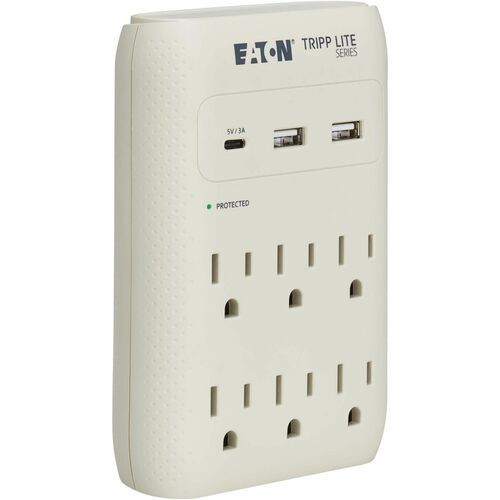 SK60C SURGE PROTECTOR 6-OUTLET 5-15R USB-C AND USB-A PORTS DIRECT PLUGIN thumbnail