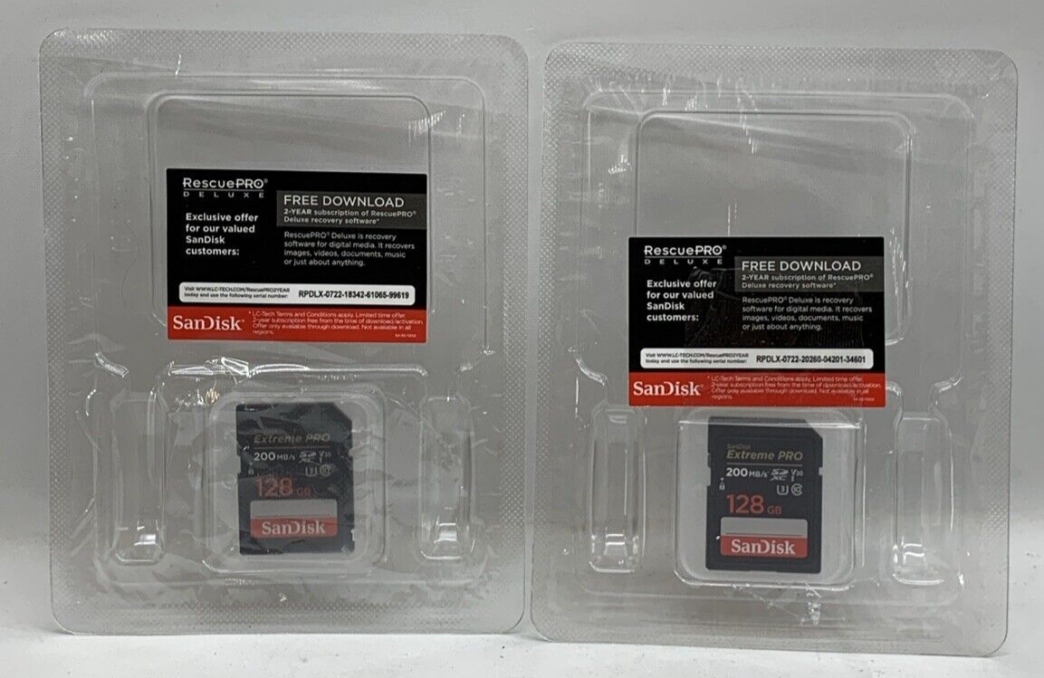 SDSDXXD-128G-GN4IN EXTREME PRO SD 200/90MB/S RW C1 UHS U3 V30 RPD2 4X6 BOX thumbnail