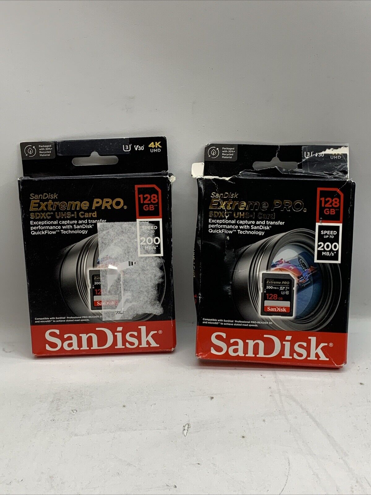 SDSDXXD-128G-GN4IN EXTREME PRO SD 200/90MB/S RW C1 UHS U3 V30 RPD2 4X6 BOX thumbnail