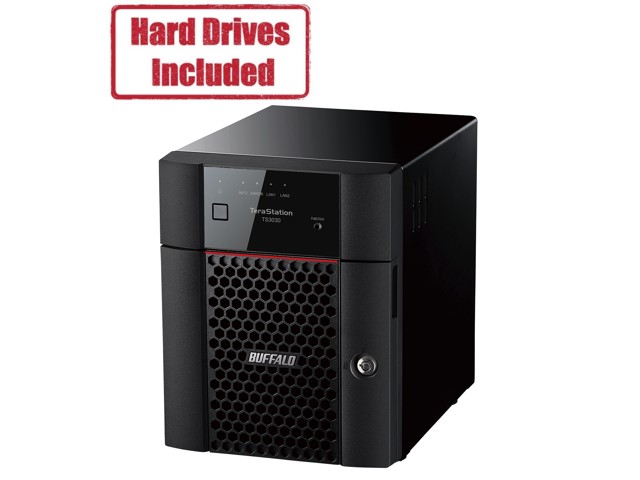 TS3430DN0804 TERASTATION 3430DN 8TB 4BAY NAS 4X2TB HD SATA 2.5GBE RAID ISCSI thumbnail