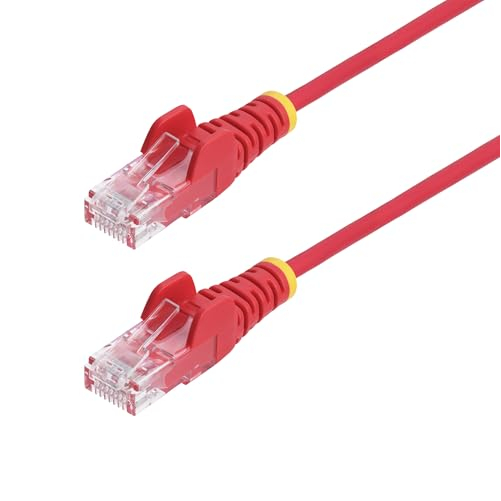 N6PAT20RDS SLIM CAT6 CABLE RED LSZH SLIM SNAGLESS RJ45 UTP PATCH CABLE thumbnail