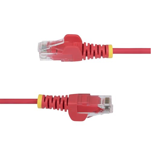 N6PAT20RDS SLIM CAT6 CABLE RED LSZH SLIM SNAGLESS RJ45 UTP PATCH CABLE thumbnail