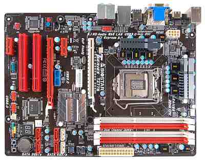 TZ77B BIOSTAR TZ77B Motherboard Supports Intel® Core i7/i5/i3 LGA 1155 Processor 2 PCI Slots 2 PCI Slot X1 2 PCI Express x16 slots Support for SATA2 SATA3 Raid VGA Port DVI Port HDMI Port DDR3 RAM On Board Audio Video LAN 9 USB ports ATX form Factor. thumbnail
