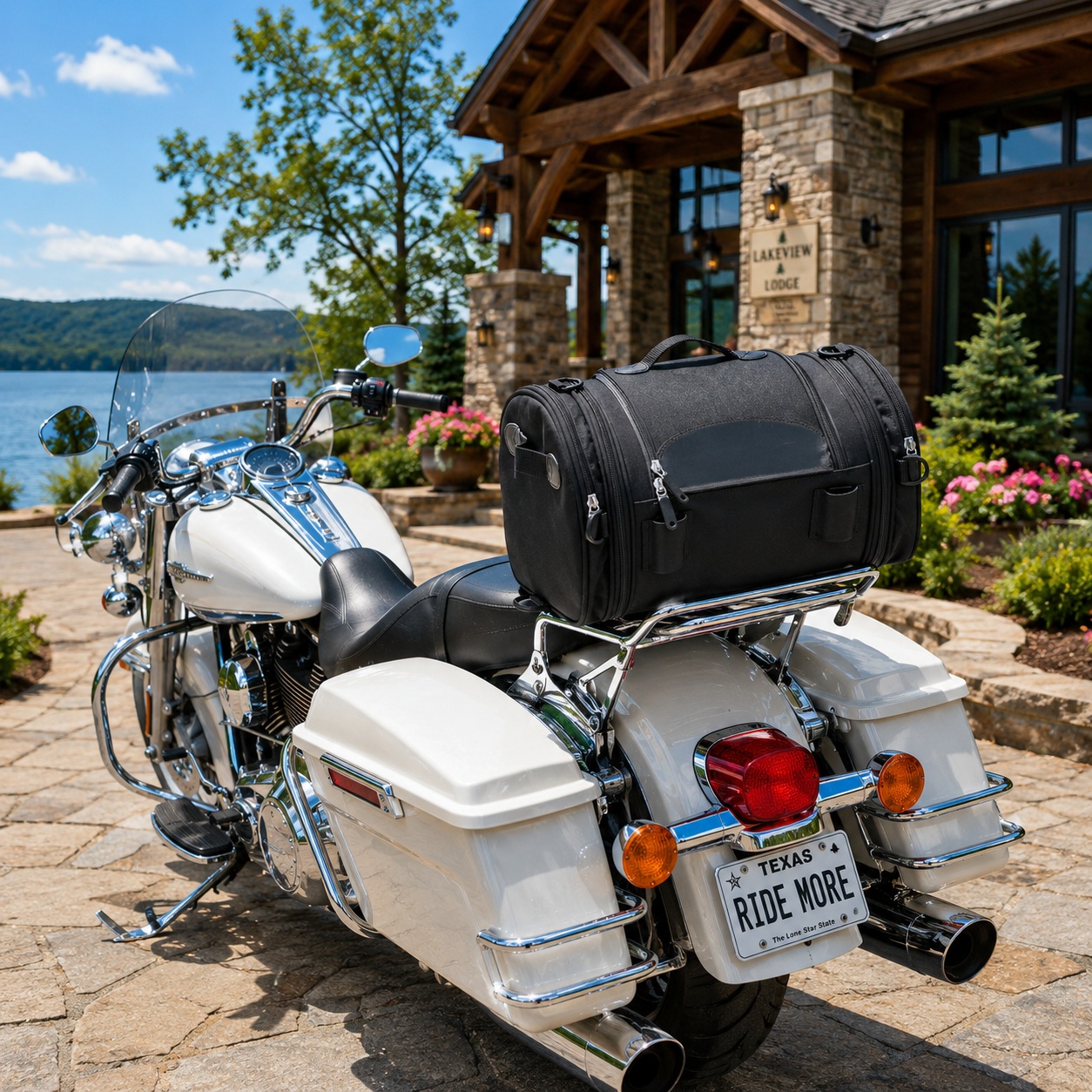 Vance Leather Expandable Trunk Bag Features: Cordura fabric construction 10x10x16 Multiple Mounting Options thumbnail