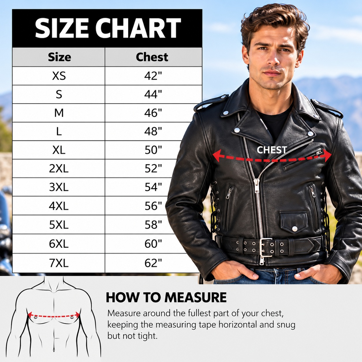 TG Men's Premium Top Grain Leather YKK Zippers Black thumbnail