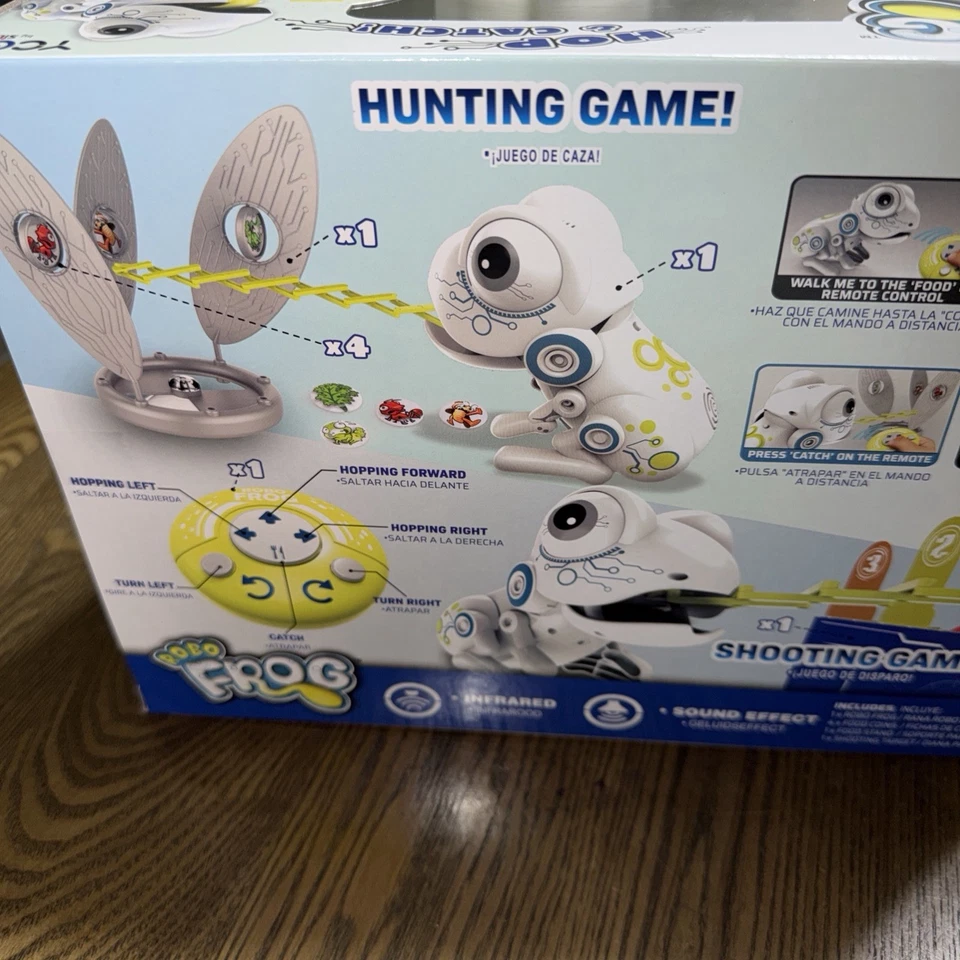 Robo Frog Hop & Catch Interactive Robot Toy 2 Games YCOO by Silverlit thumbnail