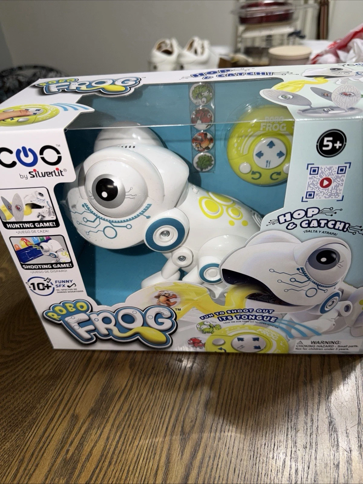 Robo Frog Hop & Catch Interactive Robot Toy 2 Games YCOO by Silverlit thumbnail