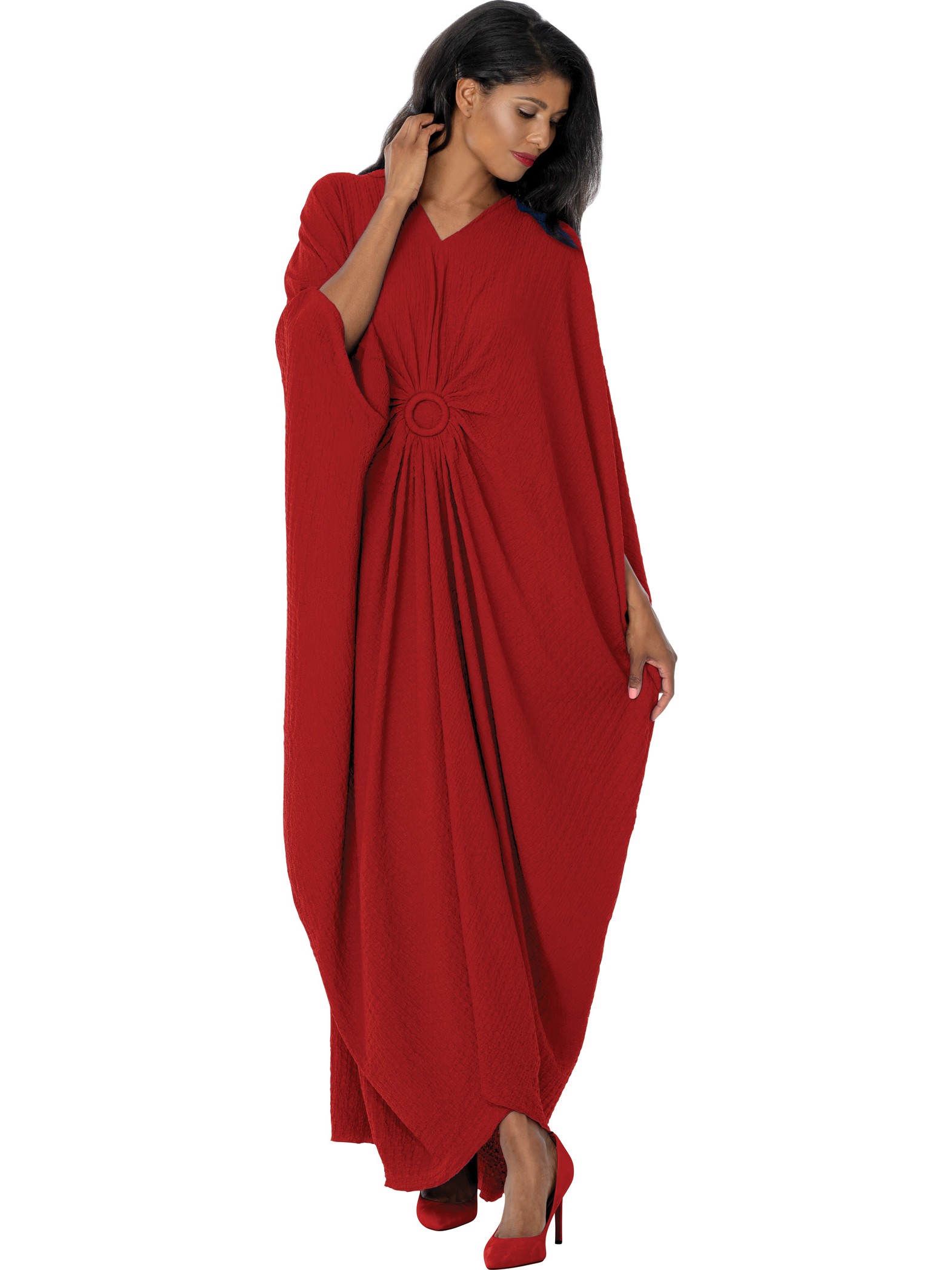 Casuals Red Women's Dress Stylish Everyday Style for Brunch Dates & Weekend Wear thumbnail