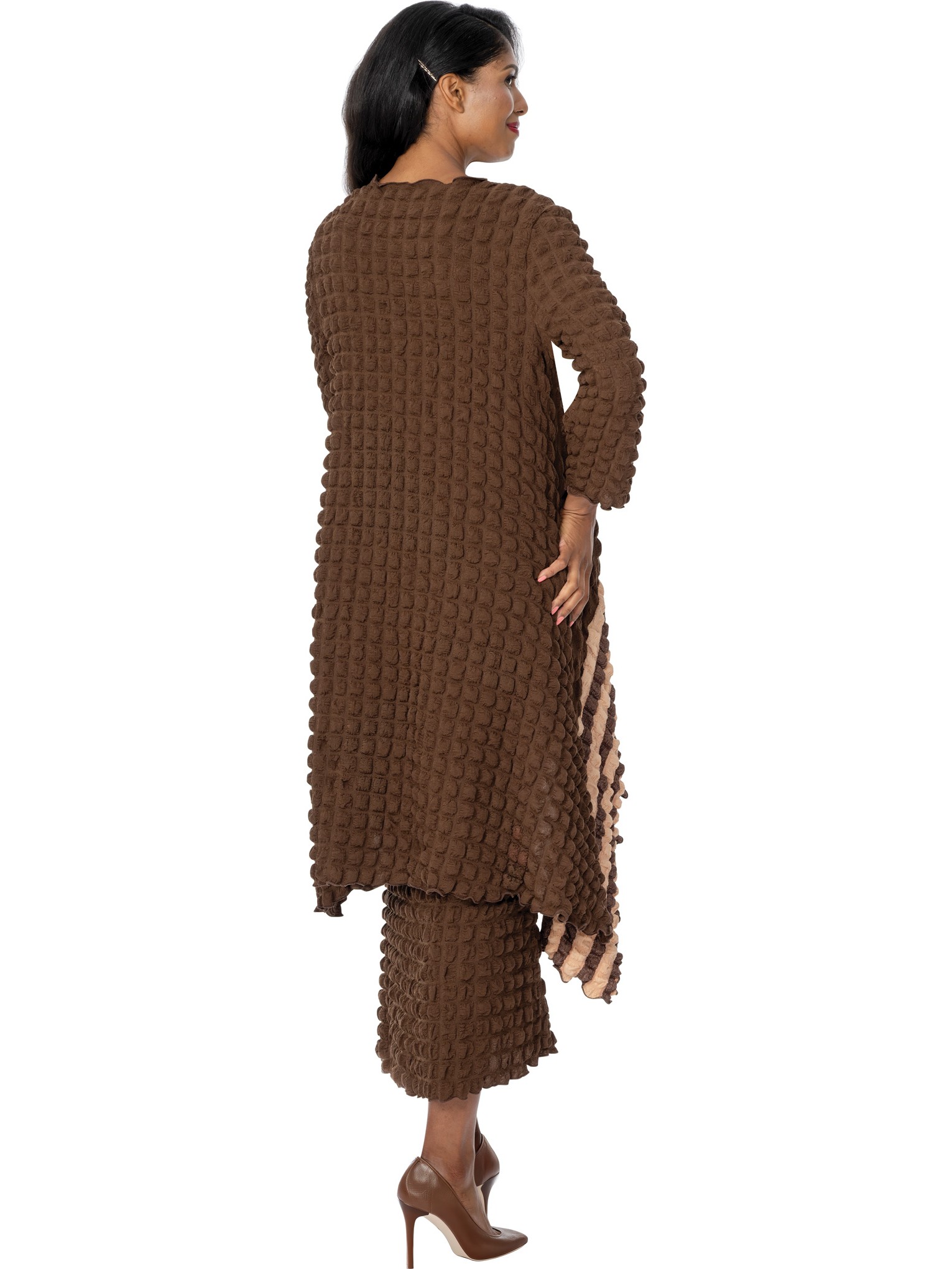 Casuals Brown Two-Piece Skirt Set – Chic Coordinated Casual Outfit for Everyday Wear thumbnail